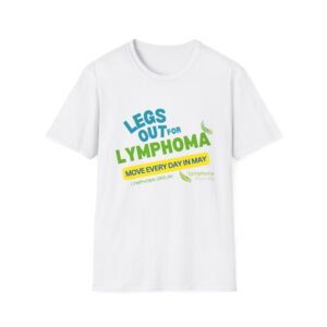Unisex Softstyle T-Shirt - Legs Out for Lymphoma - May 2025