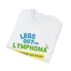 Unisex Softstyle T-Shirt - Legs Out for Lymphoma - May 2025 - Image 4