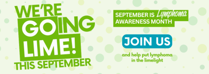 Go Lime for Lymphoma this September Event Banner